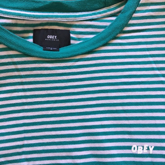 Obey striped shirt - Picture 4 of 4